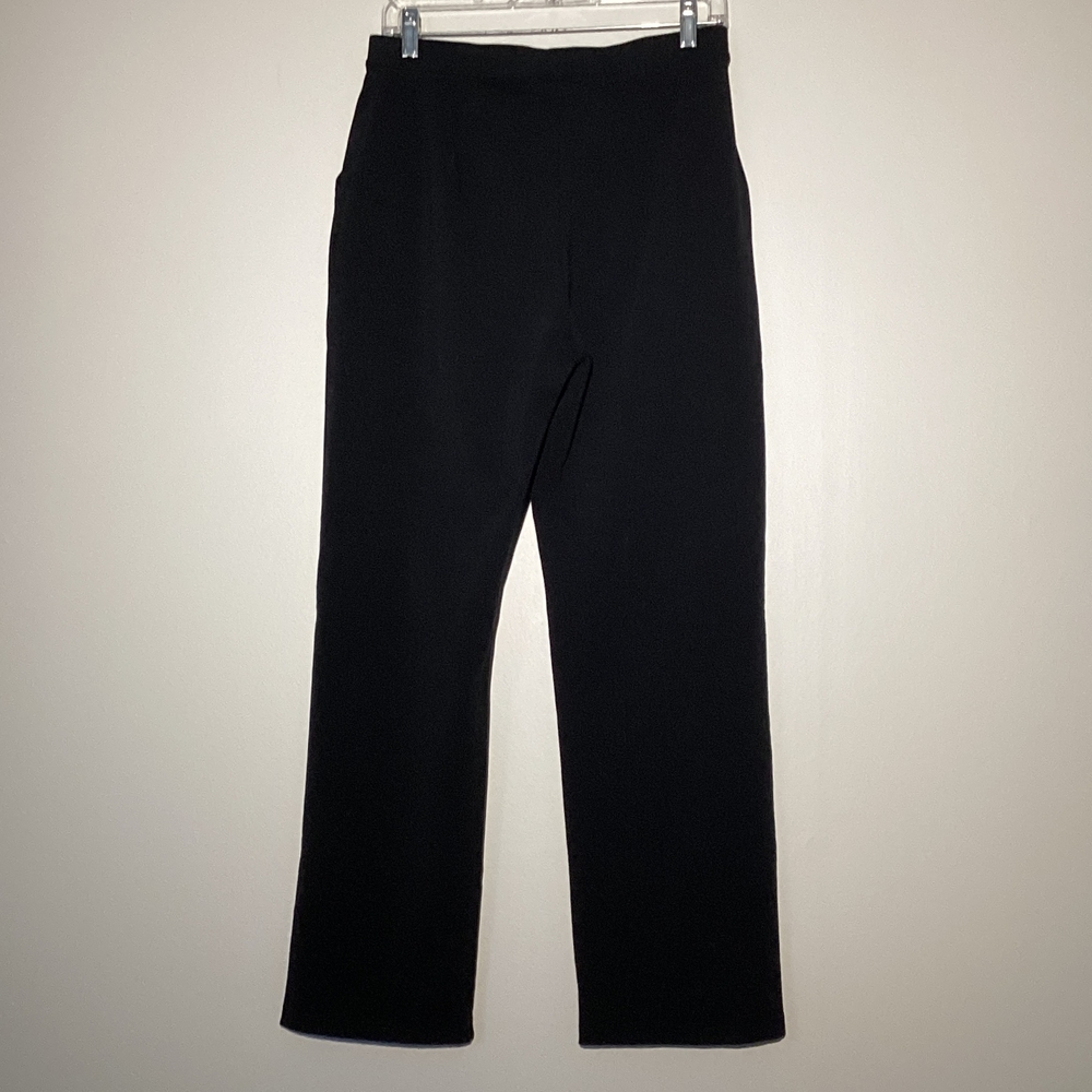 Alfred Dunner Black Straight Leg Pants Classic Style